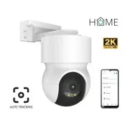 iGET HOME Camera CS8 White - cameră wireless de exterior 2K, urmărire automată, protecție IP65, sunet
