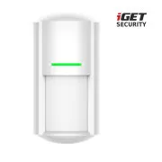 iGET SECURITY MP30 - Senzor de mișcare PIR wireless pentru exterior, pentru alarma iGET SECURITY M6, sensibilitate reglabilă, detectare mișcare