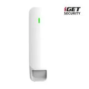 iGET SECURITY MP31 - Senzor de mișcare PIR wireless tip cortină pentru alarma iGET SECURITY M6, durată de viață a bateriei de până la 5 ani
