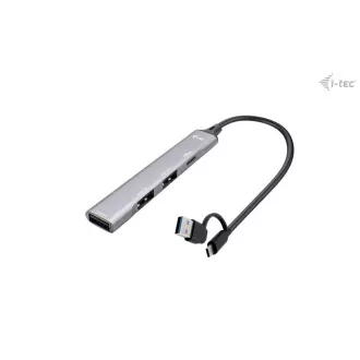 HUB metalic I-Tec USB-A/USB-C 1x USB-C 3.1 + 3x USB 2.0