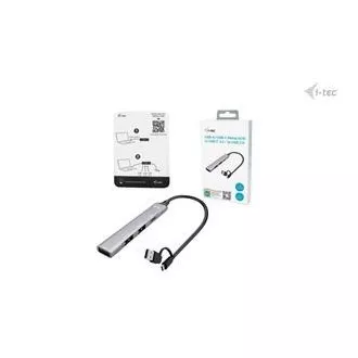 HUB metalic I-Tec USB-A/USB-C 1x USB-C 3.1 + 3x USB 2.0
