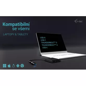 Adaptor video I-Tec USB-A/USB-C dual 4K DP