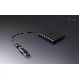 Adaptor video I-Tec USB-A/USB-C dual 4K DP