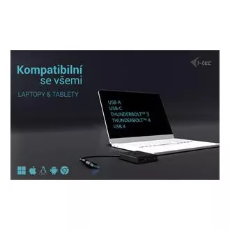 Adaptor video I-Tec USB-A/USB-C dual 4K DP
