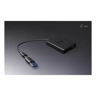 Adaptor video I-Tec USB-A/USB-C dual 4K DP