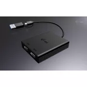 Adaptor video I-Tec USB-A/USB-C dual 4K HDMI
