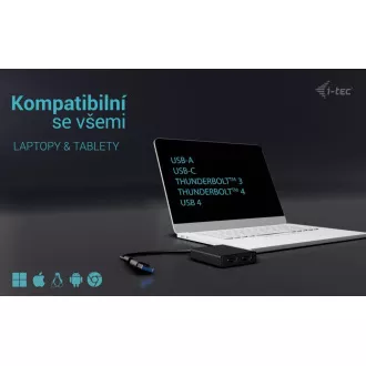 Adaptor video I-Tec USB-A/USB-C dual 4K HDMI
