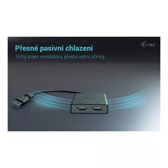 Adaptor video I-Tec USB-A/USB-C dual 4K HDMI