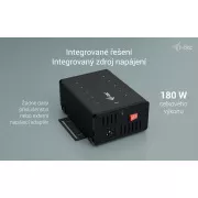 I-tec USB-C/USB-A Metal Charging+Data HUB, 15W per port, 10x USB-C, 180W