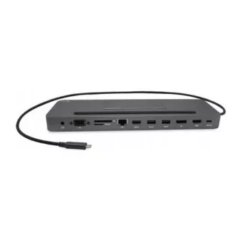 I-tec USB-C Metal Ergonomic 4K 3x Display Docking Station cu putere de livrare 85 W + încărcător universal i-tec 100 W (pachet I-tec USB-C Metal Ergonomic 4K 3x Display Docking Station cu putere de livrare 85 W + încărcător universal i-tec 100 W (pachet