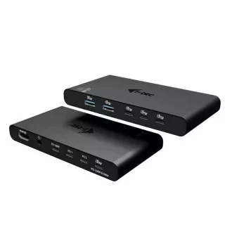 Stație de andocare KVM i-tec HDMI pentru 2 gazde, alimentare 2x 100W