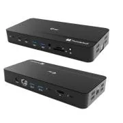 Stație de andocare i-tec Thunderbolt 5 pentru trei afișaje, slot M.2, 6 porturi USB, 2.5 GLAN, alimentare 140W