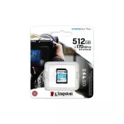 Card SDXC KINGSTON Canvas Go Plus Gen4 512GB, 200MB/s, C10, UHS-I, U3, V30