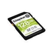 Card de memorie Kingston SDXC CANVAS Plus de 128 GB, clasa 10 UHS-I, citire 150 MB/s, Gen3