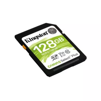 Card de memorie Kingston SDXC CANVAS Plus de 128 GB, clasa 10 UHS-I, citire 150 MB/s, Gen3 Card de memorie Kingston SDXC CANVAS Plus de 128 GB, clasa 10 UHS-I, citire 150 MB/s, Gen3