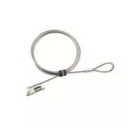 Lacăt pentru laptop cu combinație Kensington Slim NanoSaver® 2.0 EQ și slot nano