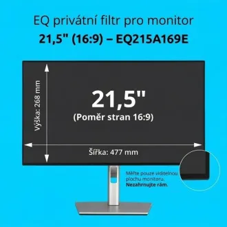 Filtru de confidențialitate Kensington EQ pentru monitor 16:9 de 21,5'' Filtru de confidențialitate Kensington EQ pentru monitor 16:9 de 21,5''