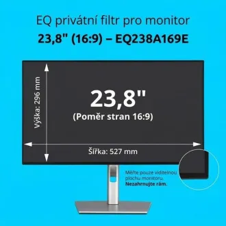 Filtru de confidențialitate Kensington EQ pentru monitor 16:9 de 23,8'' Filtru de confidențialitate Kensington EQ pentru monitor 16:9 de 23,8''