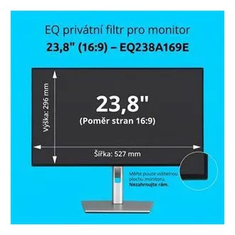 Filtru de confidențialitate Kensington EQ pentru monitor 16:9 de 23,8'' Filtru de confidențialitate Kensington EQ pentru monitor 16:9 de 23,8''