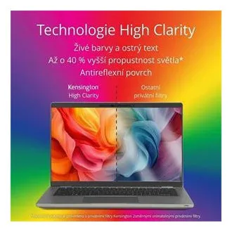 Filtru de confidențialitate Kensington High Clarity pentru monitor de 22'' 16:10 Filtru de confidențialitate Kensington High Clarity pentru monitor de 22'' 16:10