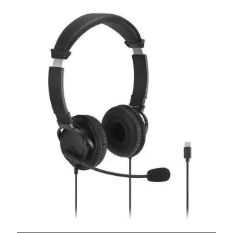 Căști KENSINGTON Classic EQ USB-C® cu microfon și control al volumului Căști KENSINGTON Classic EQ USB-C® cu microfon și control al volumului