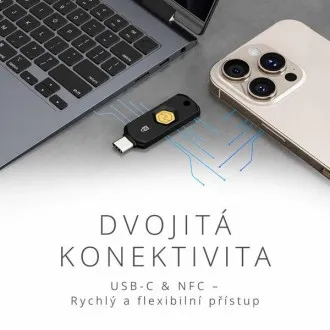 Cheie de securitate Kensington VeriMark NFC+ - USB-C
