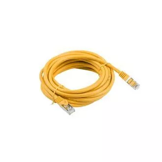 Cablu patch LANBERG cat6 FTP 15m galben Fluke aprobat
