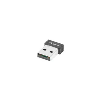 Adaptor USB Lanberg, placă de rețea wireless NC-0150-WI N150, 1 antenă internă