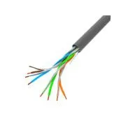 Cablu Lanberg Cat.5e UTP 305m, cablu solid din cupru, gri, CPR + certificat Fluke