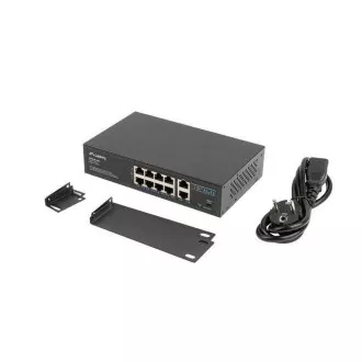 SWITCH LANBERG 8X 100MB POE+/2X 1GB RACK NEADMINISTRAT 10"/19" GIGABIT ETHERNET 120W