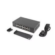 LANBERG SWITCH RSGE-16 16X 1GB GIGABIT ETHERNET RACK NEADMINISTRAT 10"/19"