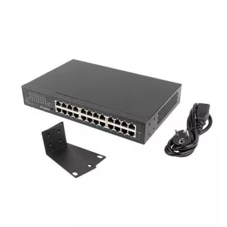 LANBERG SWITCH RSGE-24 24X 1GB RACK ETHERNET GIGABIT NEADMINISTRAT 19"