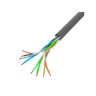 Cablu Lanberg LAN CAT.5E UTP 305M, cablu fix CU, negru, Fluke Cablu Lanberg LAN CAT.5E UTP 305M, cablu fix CU, negru, Fluke