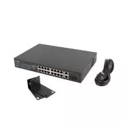 SWITCH LANBERG 16X 100MB POE+/2X 1GB/1X SFP RACK NEADMINISTRAT 10" & 19" GIGABIT ETHERNET 150W