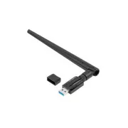 LANBERG ADAPTOR USB PLACĂ DE REȚEA WIRELESS NC-1200-WIE AC1200 DUAL BAND 1X ANTENĂ INTERNĂ + 1X ANTENĂ EXTERNĂ