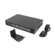 LANBERG SWITCH 24X 1GB POE+/2X GB 2X SFP RACK 19" GIGABIT ETHERNET 360W