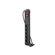 Protecție la supratensiune Lanberg SP1 5M 5 prize Schuko negre