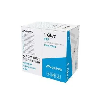 Cablu LANBERG 1GB/S 100M FIX APROX. GRI