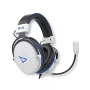 LEXIP STEELPLAY - HP52 - CĂȘTI CU FIR 3D ȘI MICROFON ALBE