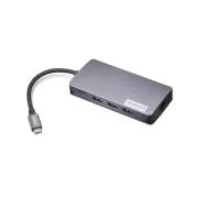 Lenovo Dock CONS - Lenovo 150 - USB-C Travel (100W max), 1x USB-C, 3x USB-A, 1x HDMI, 1x VGA, 1x RJ45, 1x cititor TF/SD