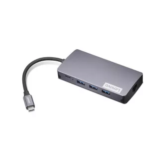 Lenovo Dock CONS - Lenovo 150 - USB-C Travel (100W max), 1x USB-C, 3x USB-A, 1x HDMI, 1x VGA, 1x RJ45, 1x cititor TF/SD Lenovo Dock CONS - Lenovo 150 - USB-C Travel (100W max), 1x USB-C, 3x USB-A, 1x HDMI, 1x VGA, 1x RJ45, 1x cititor TF/SD