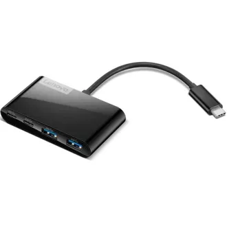 Lenovo Hub Select cu 4 porturi USB-C, 2x USB-A + 2x USB-C, negru Lenovo Hub Select cu 4 porturi USB-C, 2x USB-A + 2x USB-C, negru