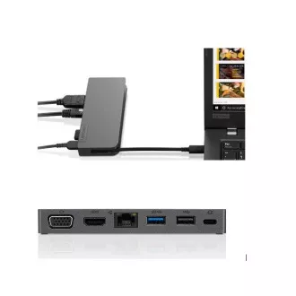 Lenovo USB-C Dual Display Travel Dock