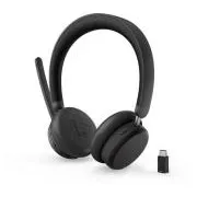 Căști wireless Lenovo cu mod dual ANC 6550 (USB-C, certificate pentru echipe)