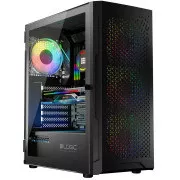 LOGIC Carcasă pentru PC Aramis ARGB MIDI 1x USB 3.0, 2x USB 2.0   audio, negru, fără sursă de alimentare
