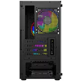 LOGIC Carcasă pentru PC Aramis ARGB MINI 1x USB 3.0, 2x USB 2.0 audio, negru, fără sursă de alimentare LOGIC Carcasă pentru PC Aramis ARGB MINI 1x USB 3.0, 2x USB 2.0 audio, negru, fără sursă de alimentare
