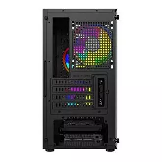 LOGIC Carcasă pentru PC Aramis ARGB MINI 1x USB 3.0, 2x USB 2.0 audio, negru, fără sursă de alimentare LOGIC Carcasă pentru PC Aramis ARGB MINI 1x USB 3.0, 2x USB 2.0 audio, negru, fără sursă de alimentare