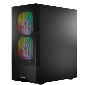 LOGIC Carcasă pentru PC Arya ARGB MIDI 1x USB 3.0, 2x USB 2.0 audio, negru, fără sursă de alimentare LOGIC Carcasă pentru PC Arya ARGB MIDI 1x USB 3.0, 2x USB 2.0 audio, negru, fără sursă de alimentare
