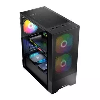 LOGIC Carcasă pentru PC Arya ARGB MIDI 1x USB 3.0, 2x USB 2.0 audio, negru, fără sursă de alimentare LOGIC Carcasă pentru PC Arya ARGB MIDI 1x USB 3.0, 2x USB 2.0 audio, negru, fără sursă de alimentare