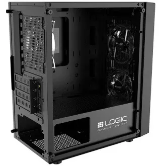 LOGIC Carcasă pentru PC Atos ARGB MINI 1x USB 3.0, 2x USB 2.0   audio, negru, fără sursă de alimentare